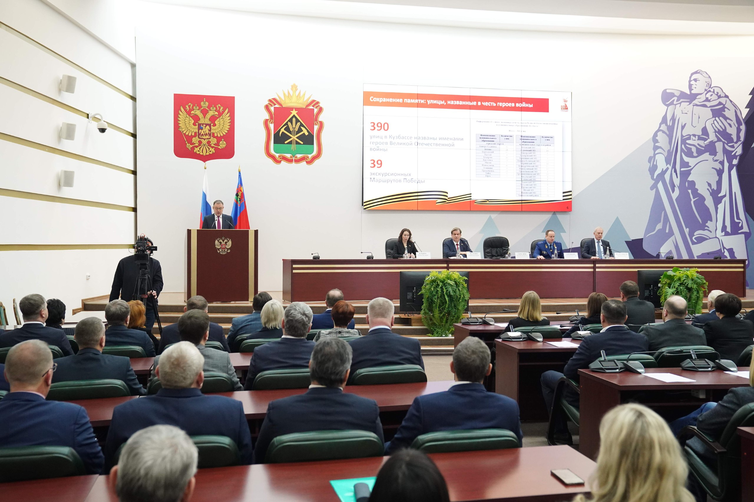 Губернатор Илья Середюк рассказал о масштабных проектах, которые реализуются в Кузбассе к 80-летию Победы Губернатор Илья Середюк рассказал о масштабных проектах, которые реализуются в Кузбассе к 80-летию Победы